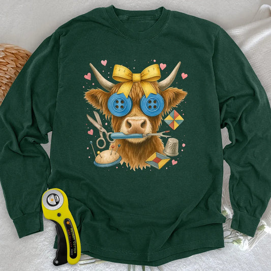 Hochlandrind Langarm-T-Shirt