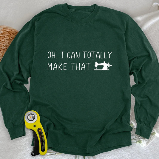 Ich kann dieses Langarm-T-Shirt anfertigen