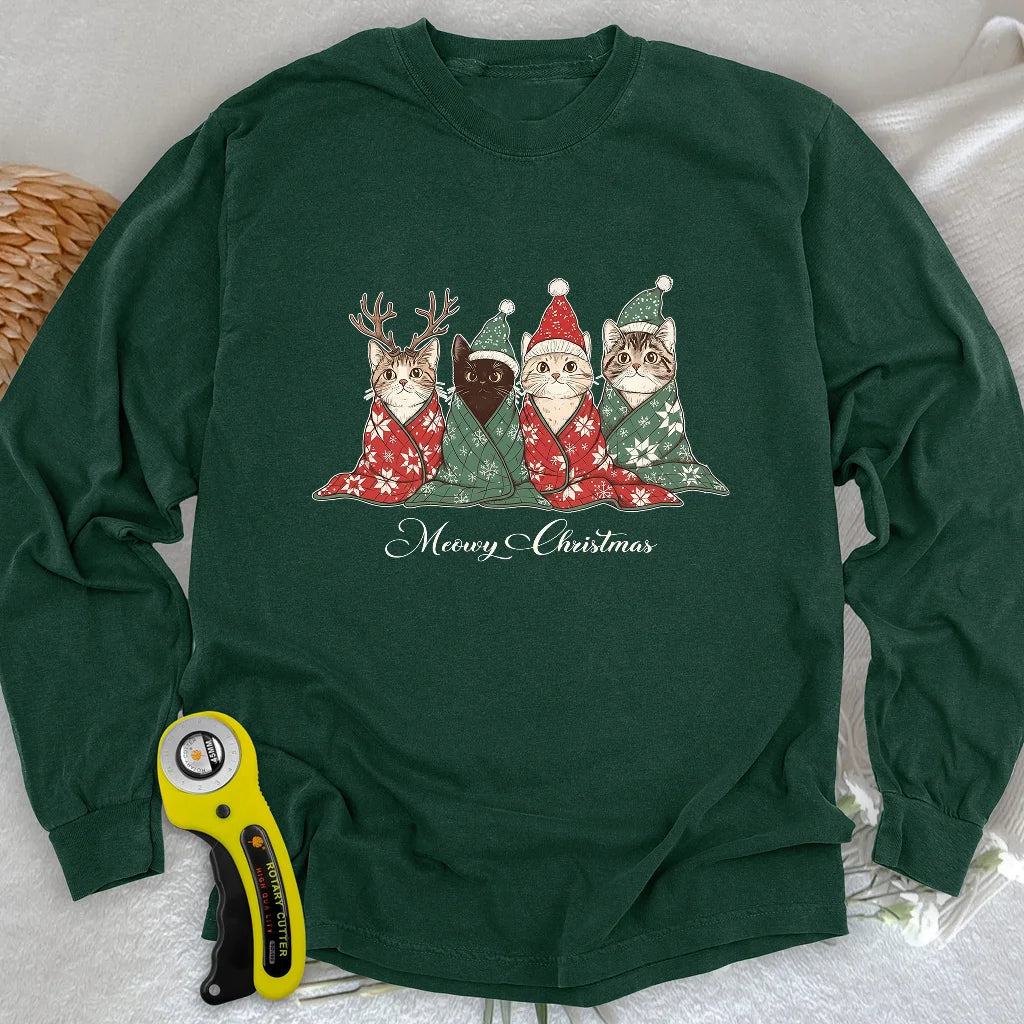 Miau-nachten Langarmshirt