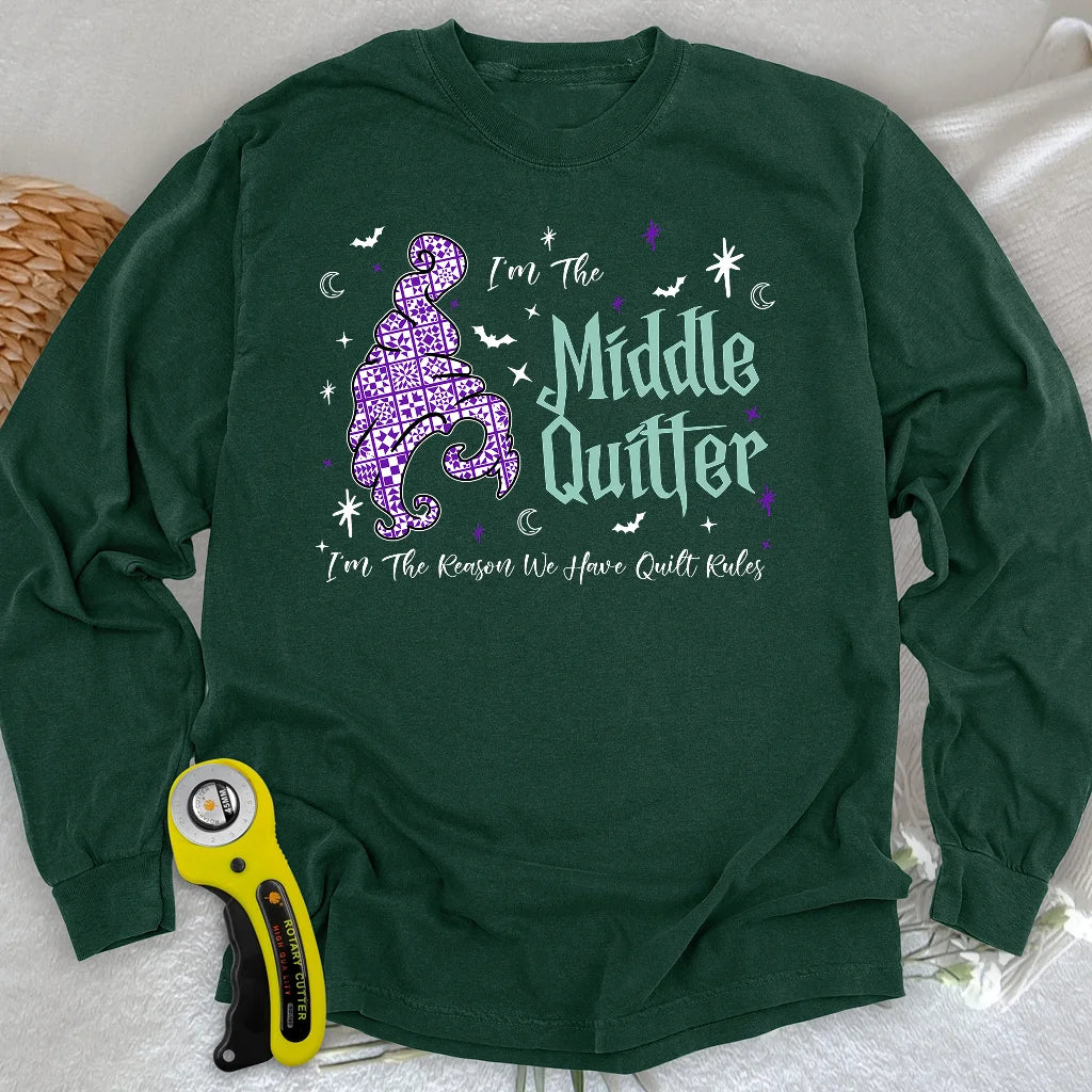 Middle Quilter Long Sleeve T-shirt