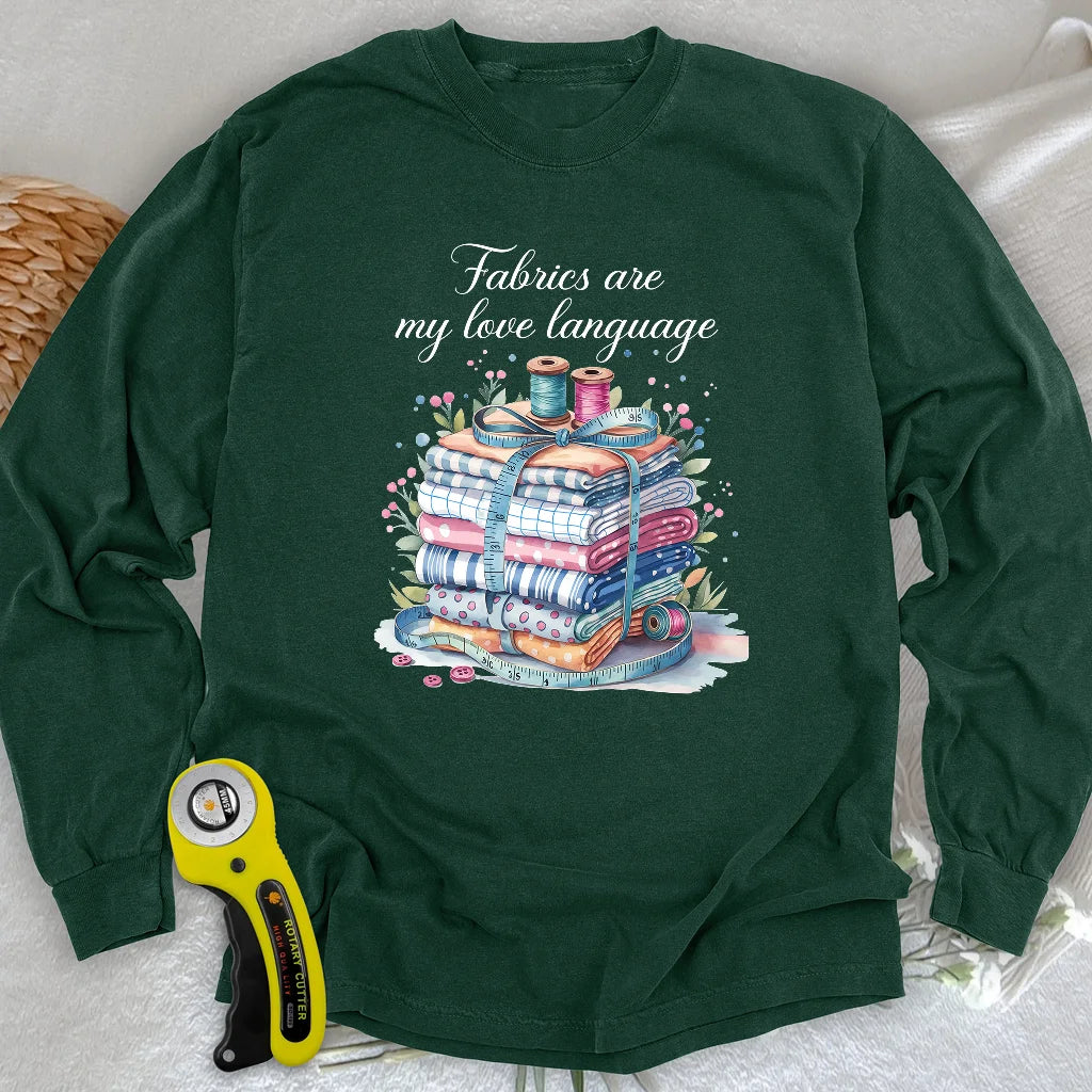Mein Love Language Langarm-T-Shirt