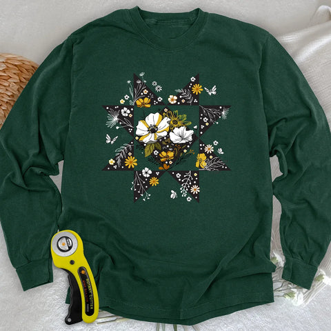 Maglietta a maniche lunghe Nature Block