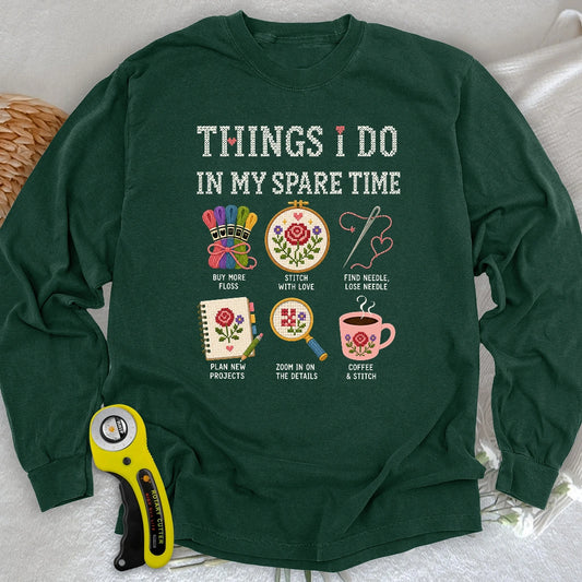 Needlework Hobbyist Long Sleeve T-shirt