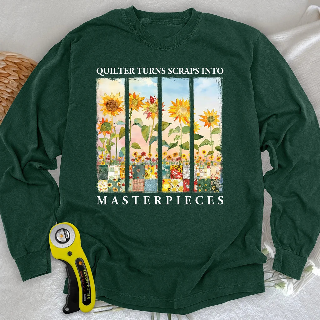 Quilt Meisterwerk Langarm-T-shirt