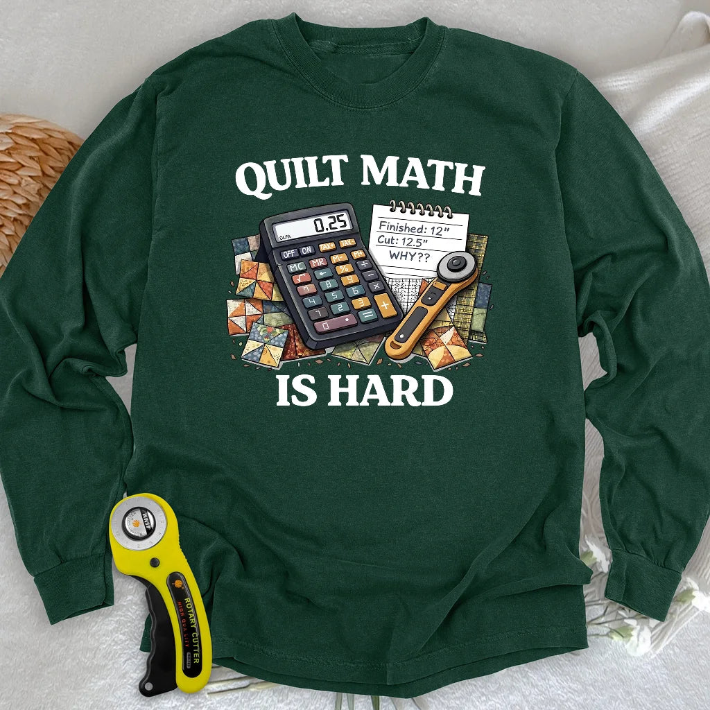 Quilt Math Survivor Long Sleeve T-shirt