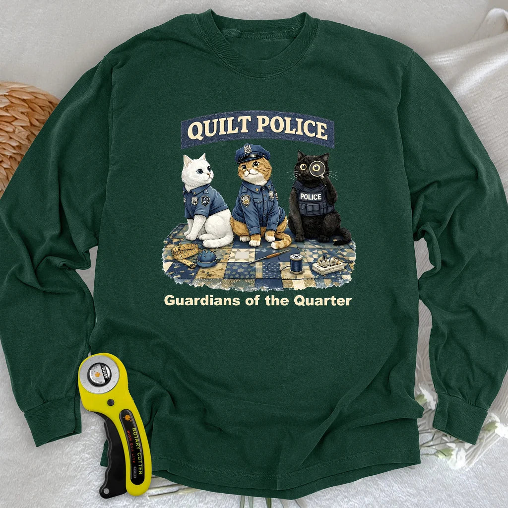 Quilt Police Long Sleeve T-shirt
