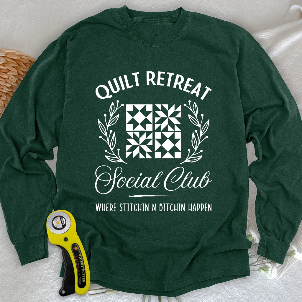 Quilt Retreat Long Sleeve T-shirt
