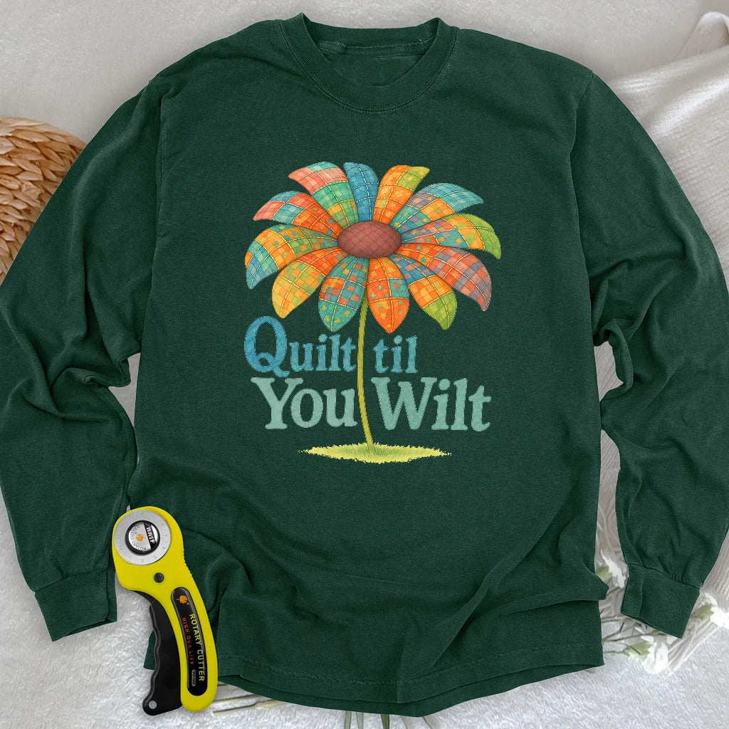 T-shirt à manches longues Quilt Wilt
