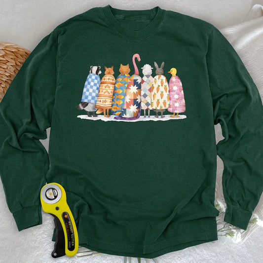 T-shirt matelassé à manches longues Quilted Souls