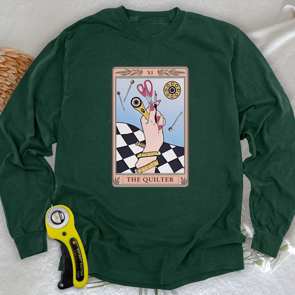 Quilter Tarot Langarmshirt