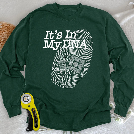 Quilting DNA Long Sleeve T-shirt