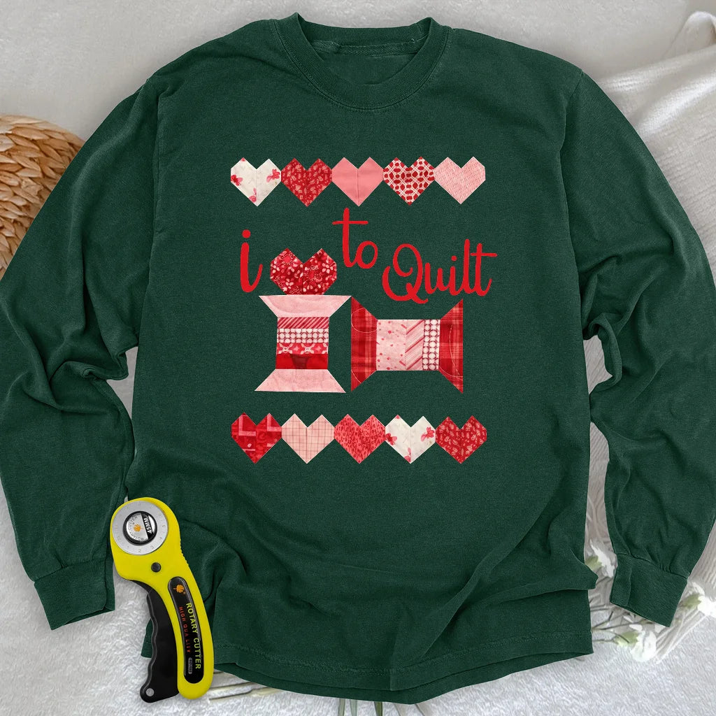 Quilting Love Long Sleeve T-shirt
