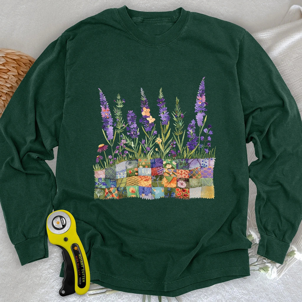 Quilting field Long Sleeve T-shirt