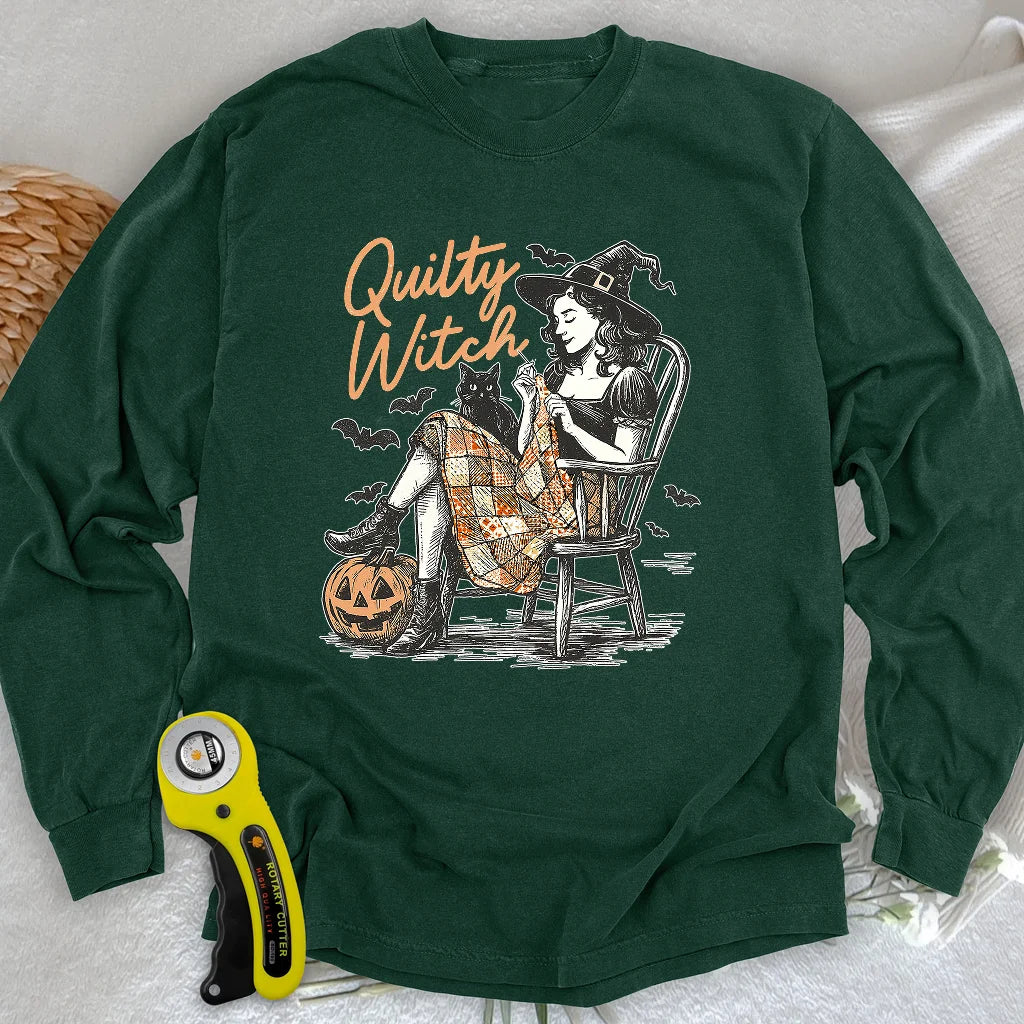 T-shirt manches longues Quilty Witch