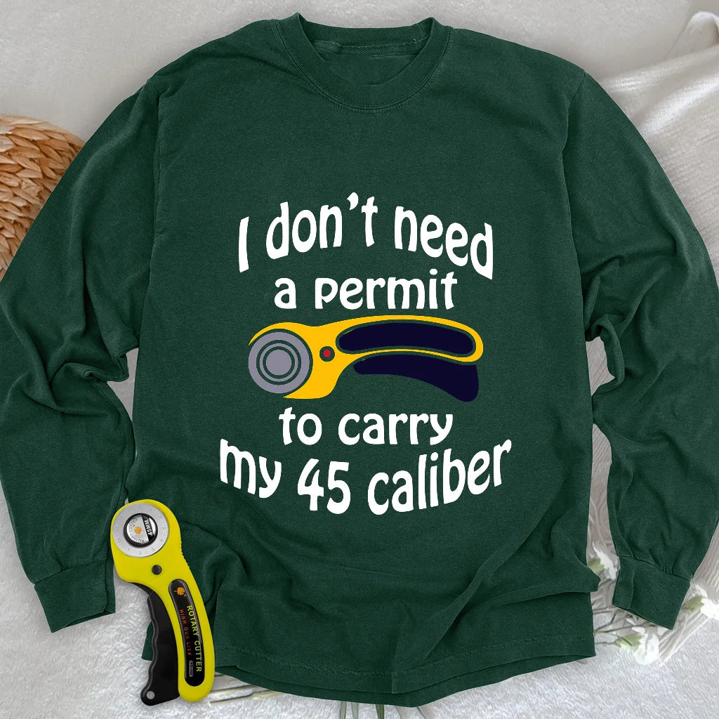45 Caliber Long Sleeve T-shirt