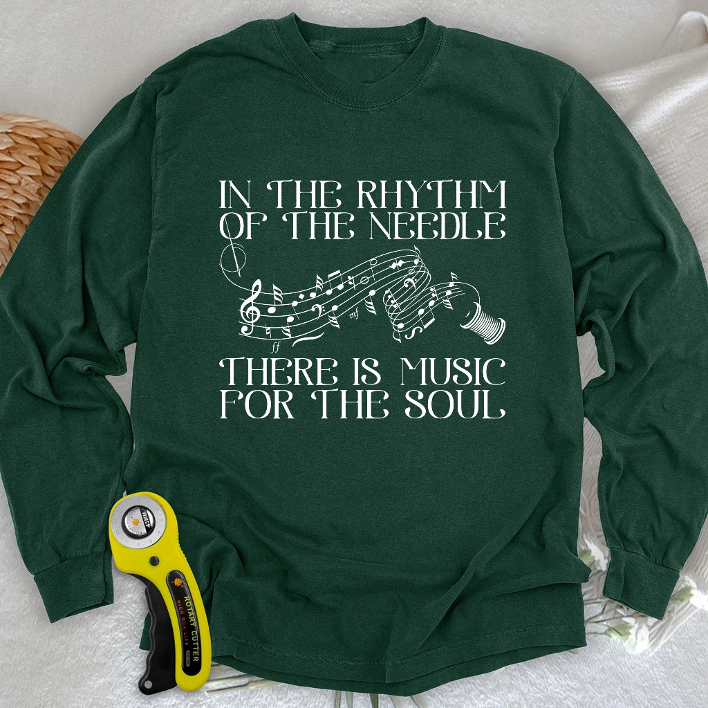 Rhythm Of Needle Long Sleeve T-shirt
