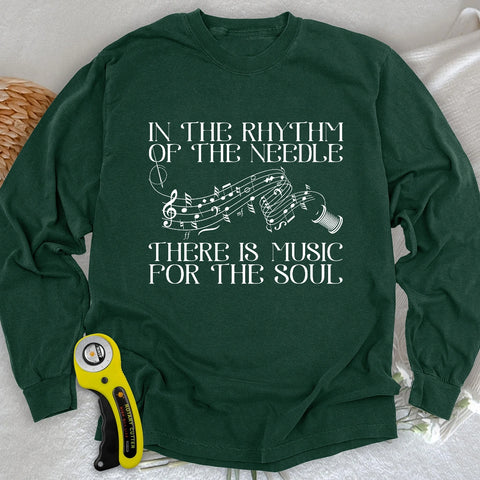 Rhythm Of Needle Long Sleeve T-shirt