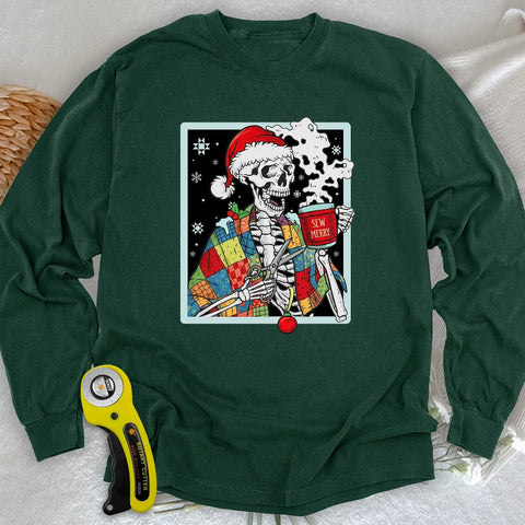 T-shirt à manches longues Sew Dead