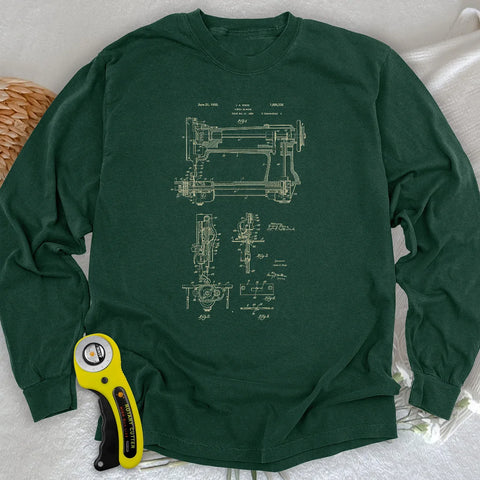 Sewing Pattern Long Sleeve T-shirt