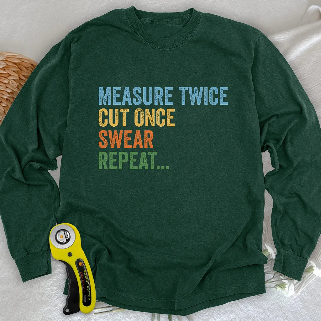 Nähprobleme Langarm-T-Shirt