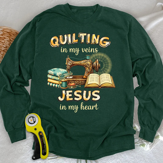 Sewn With Jesus Long Sleeve T-shirt
