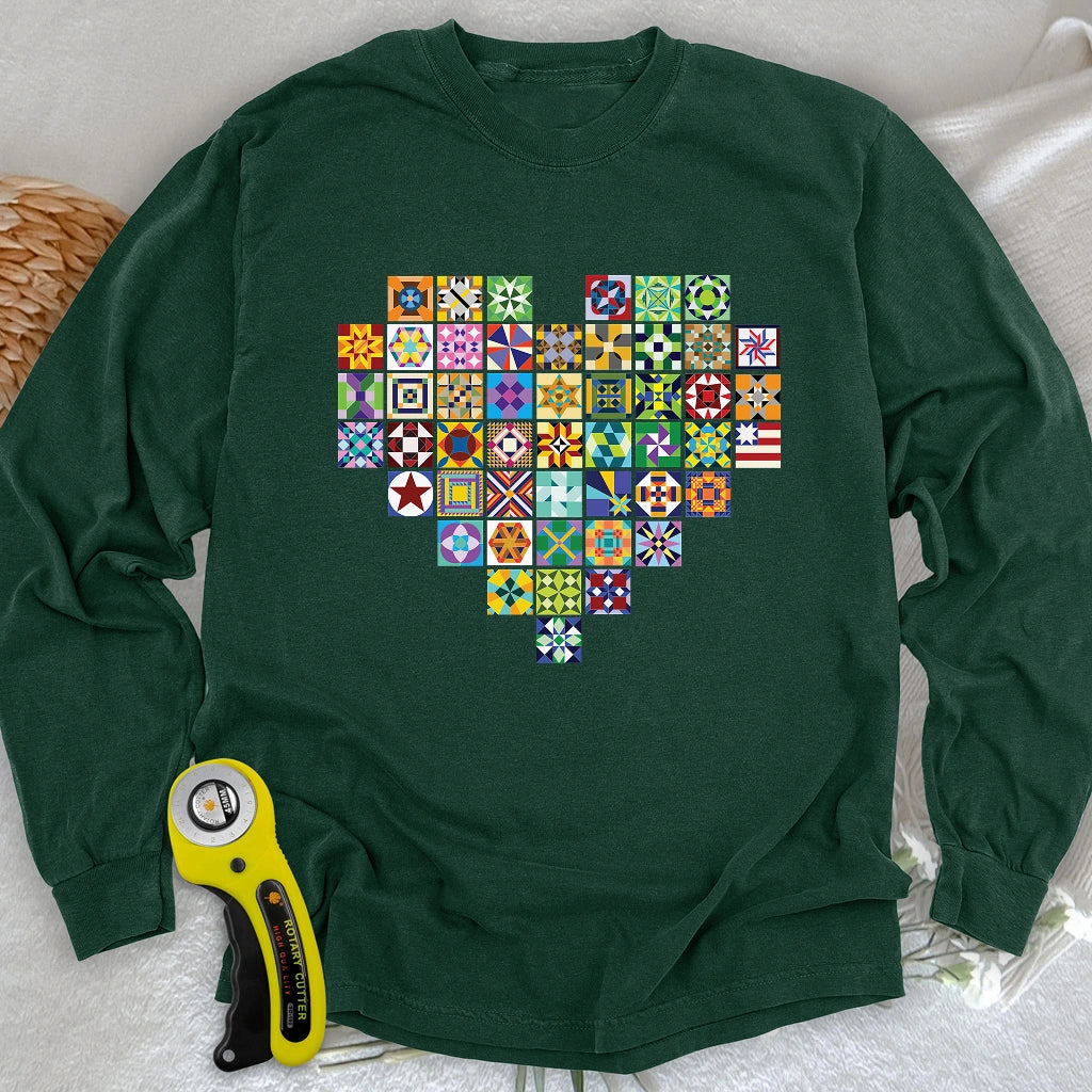 States of quilt Long Sleeve T-shirt