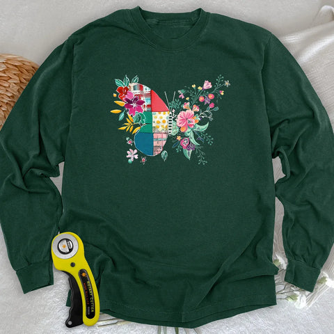 Stitched to Fly Langarm-T-Shirt