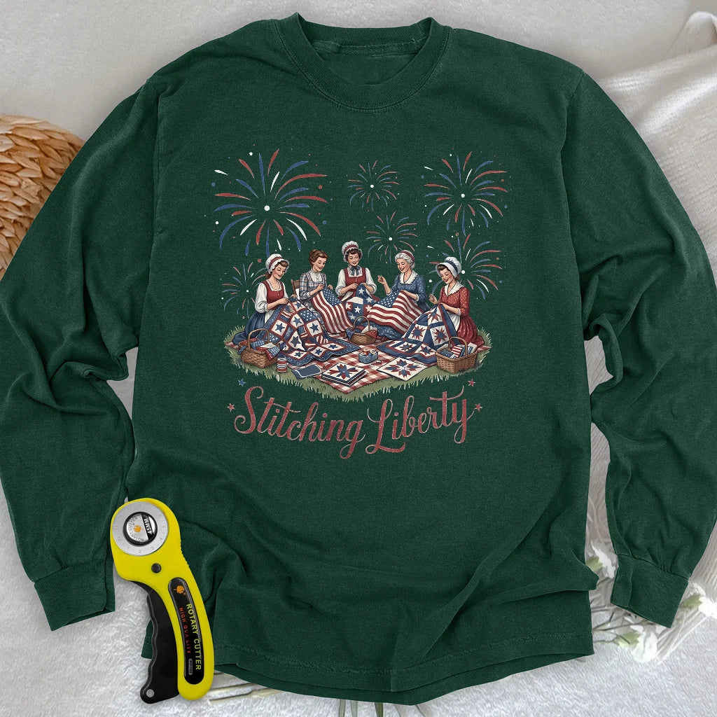 Stitching Liberty Long Sleeve T-shirt