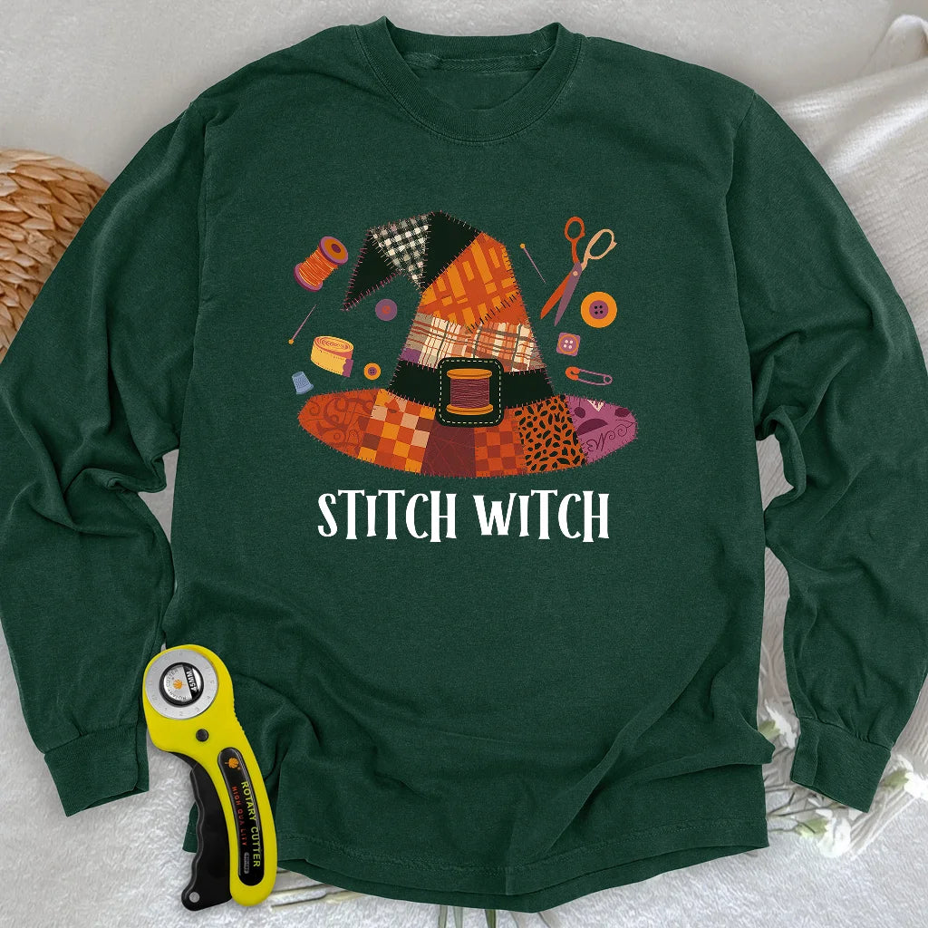 Stitchy Witch Long Sleeve T-shirt