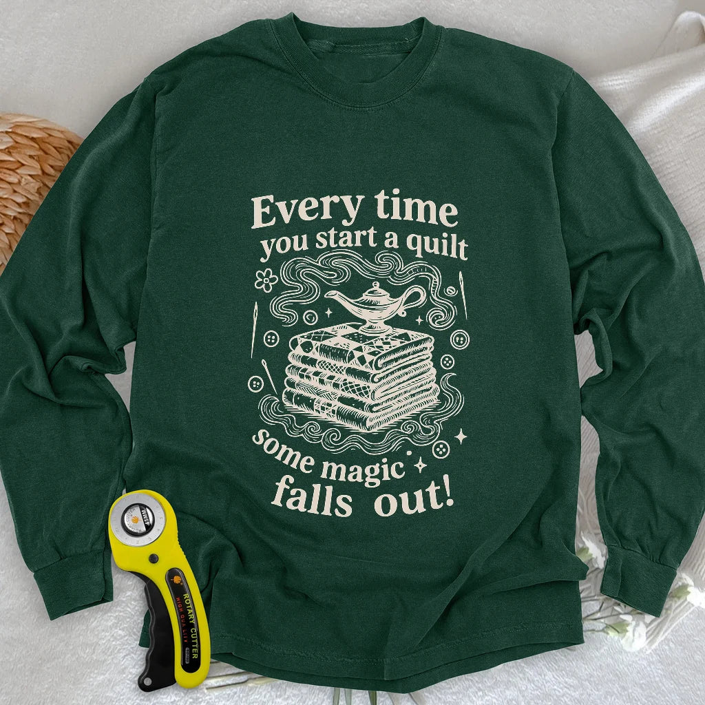 The Quilter’s Genie Long Sleeve T-shirt
