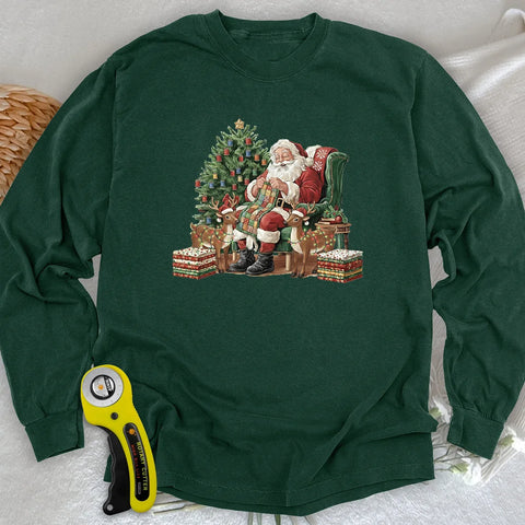T-shirt à manches longues The Quilting Claus