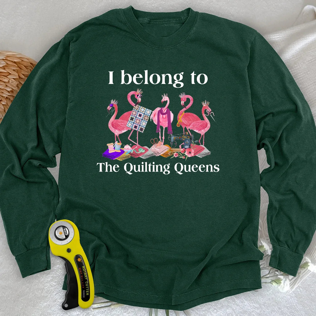 Das Quilting Queens Langarm-T-Shirt