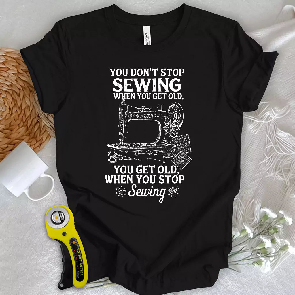 Get Old When Sewing T-shirt