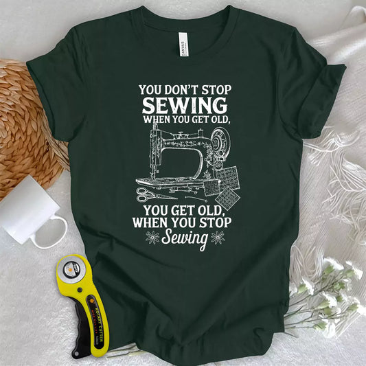 Get Old When Sewing T-shirt