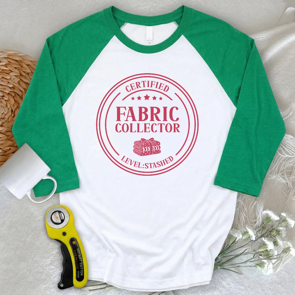 Certified Fabric Collector 3/4 Sleeve T-shirt