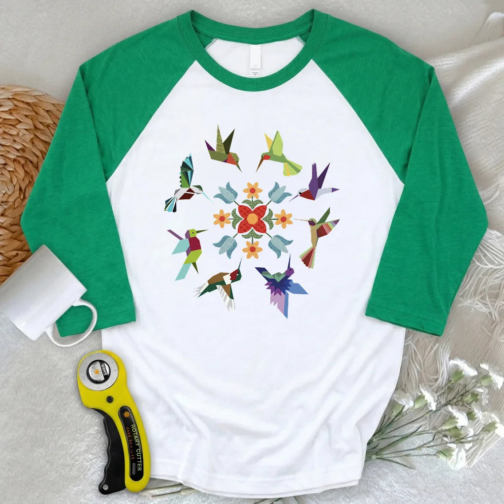 Circle of Wings 3/4 Sleeve T-shirt