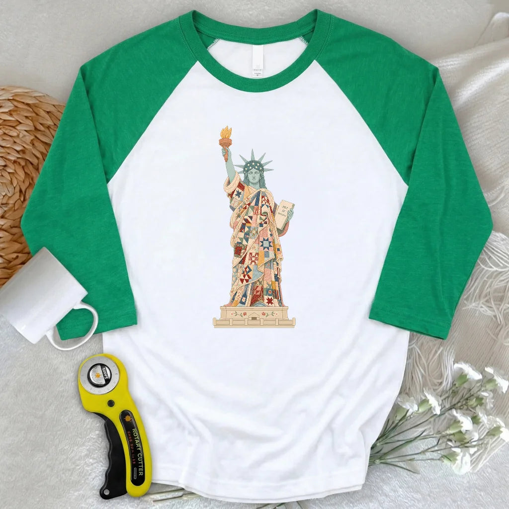 Liberty Wrapped in Love 3/4 Sleeve T-shirt