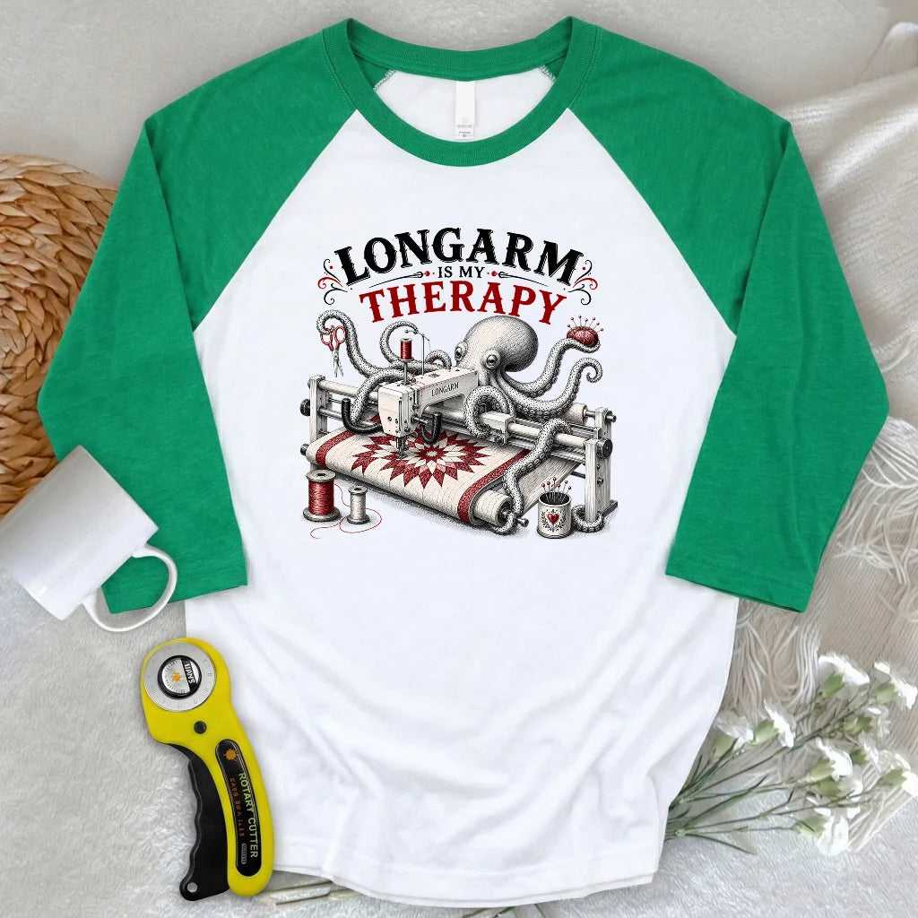 Longarm Therapy Club 3/4 Sleeve T-shirt
