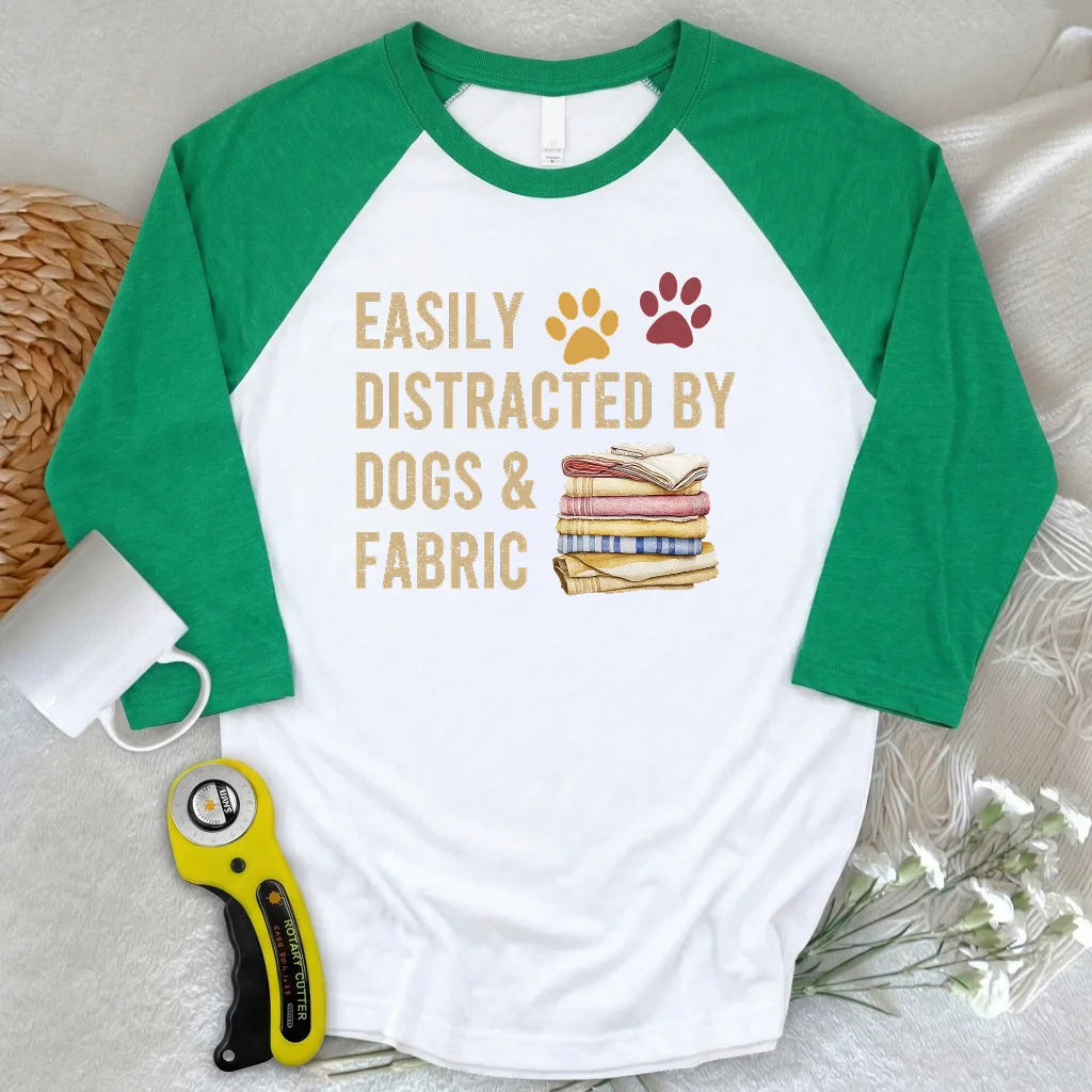 Paws & Patterns 3/4 Sleeve T-shirt