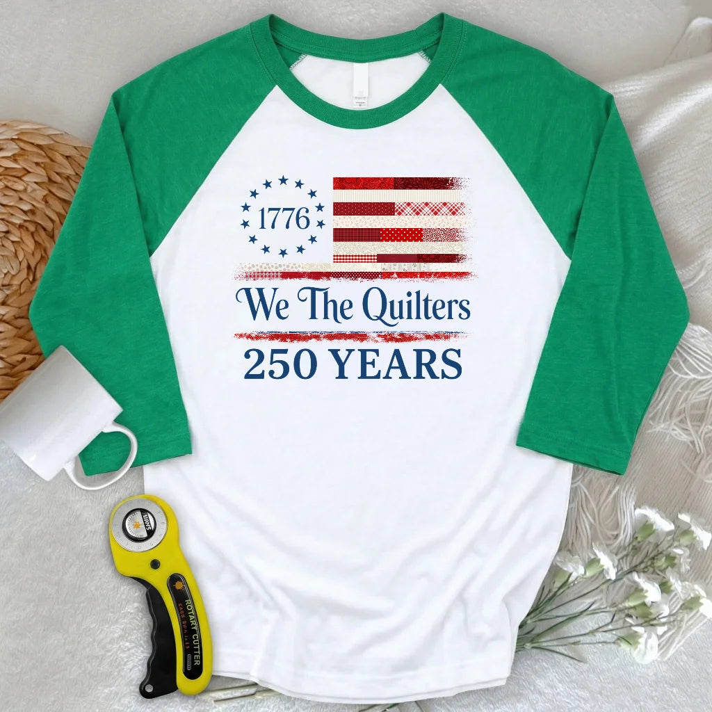 Quilters of Liberty 3/4 Sleeve T-shirt