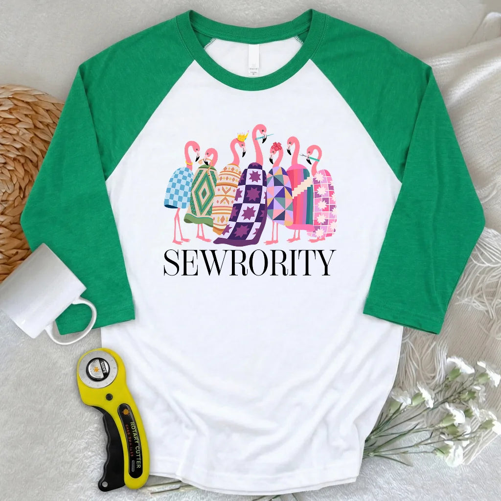 Sewrority Sisters 3/4 Sleeve T-shirt