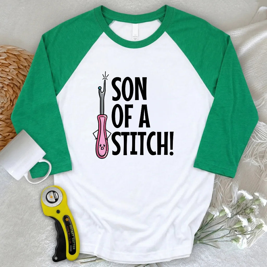 Son Of A Stitch 3/4 Sleeve T-shirt