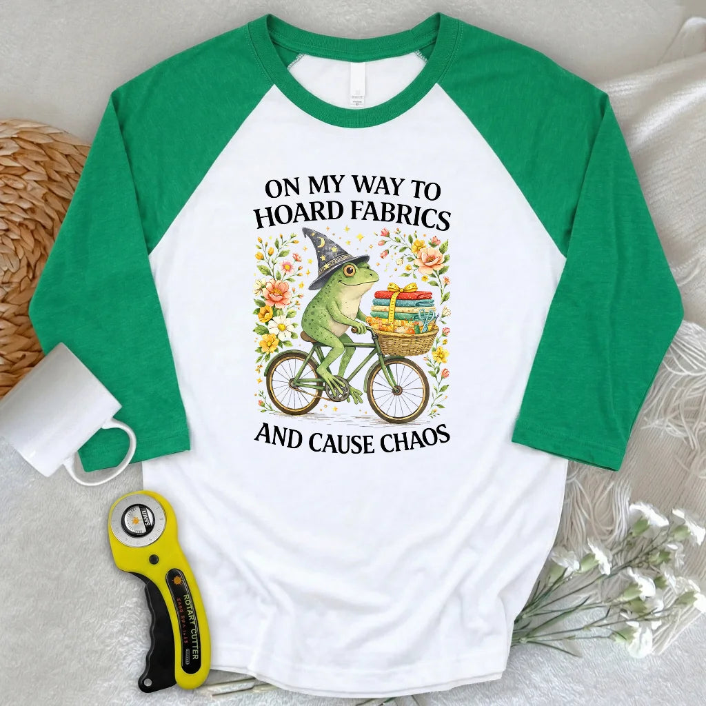 Way To Hoard Fabric 3/4 Sleeve T-shirt