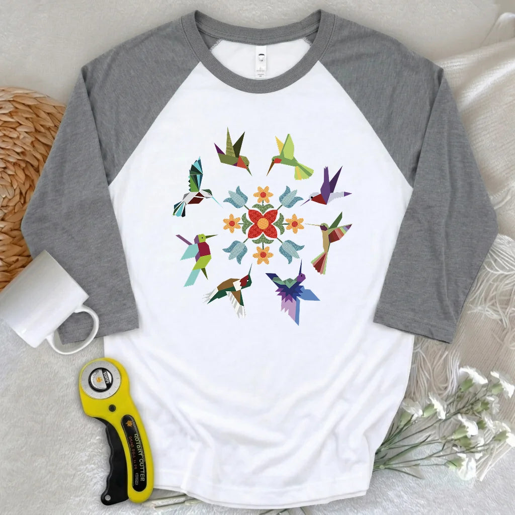 Circle of Wings 3/4 Sleeve T-shirt