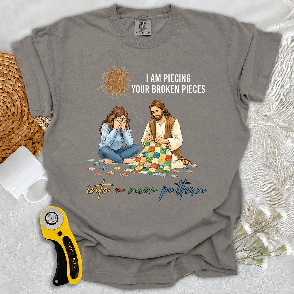 Comfort Colors God Piecing Broken Pieces T-shirt