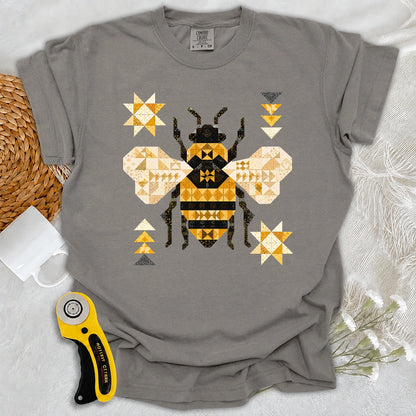 Comfort Colors Patchwork Bee T-shirt