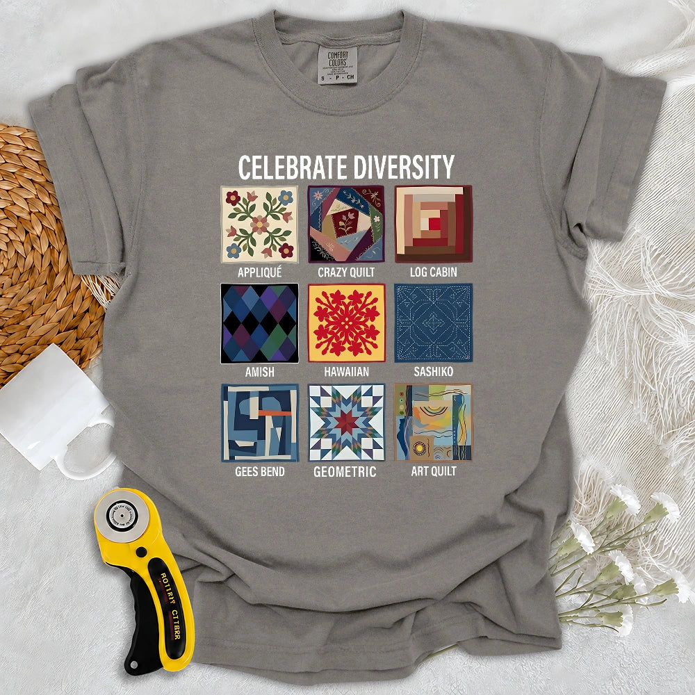 Comfort Colors Patchwork Diversity T-shirt