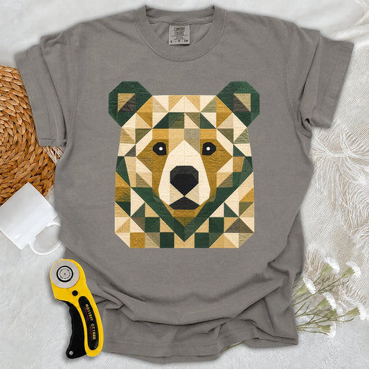 Comfort Colors Patchwork Forest Bear T-shirt