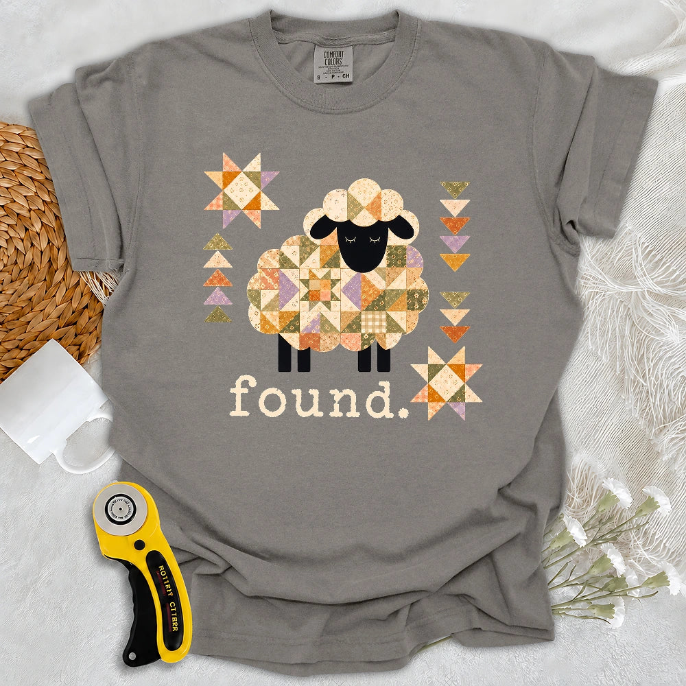 Comfort Colors Psalm 23 Patchwork Sheep T-shirt