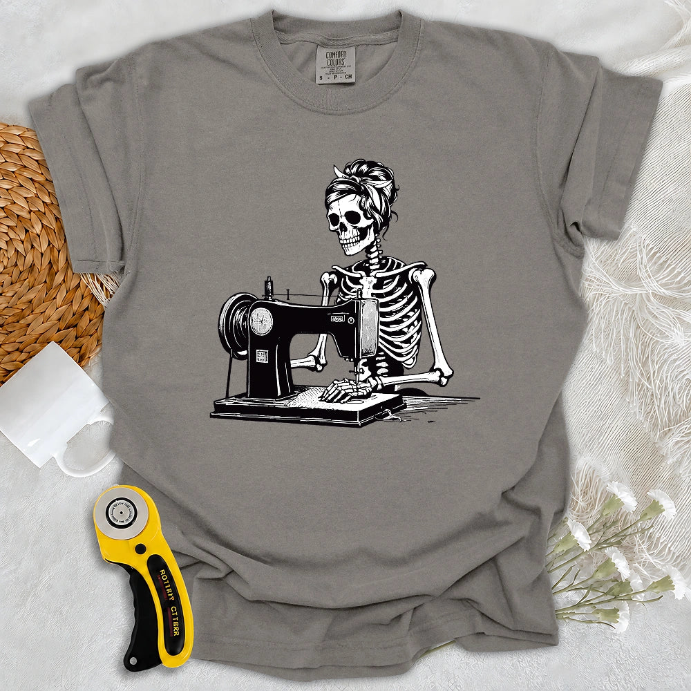 Comfort Colors Quilting Skeleton T-shirt